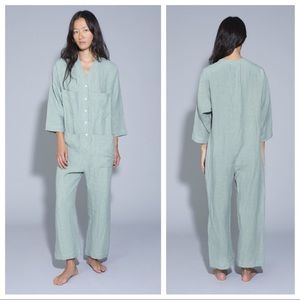 Ilana Kohn Tuck Coverall Jumpsuit M